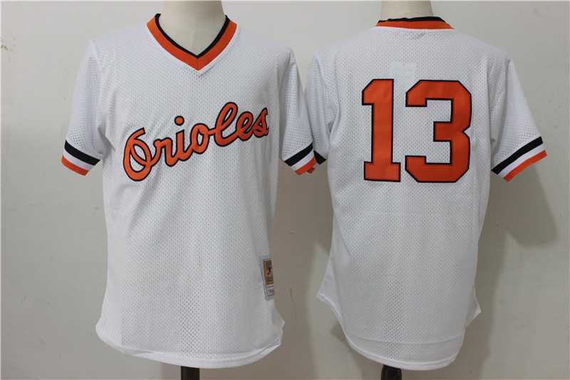 Baltimore Orioles #13 Manny Machado White Cooperstown Collection Mesh Batting Practice Jersey,We sell and wholesale Baltimore Orioles #13 Manny Machado White Cooperstown Collection Mesh Batting Practice Jersey on line form chian!